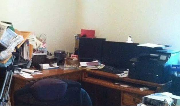 Home Office Before