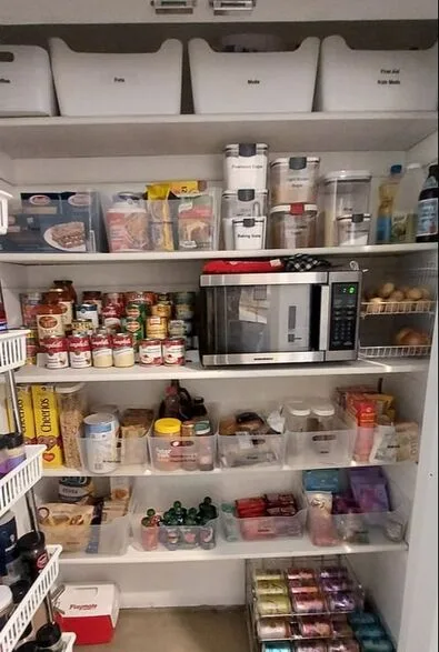 Organized pantry