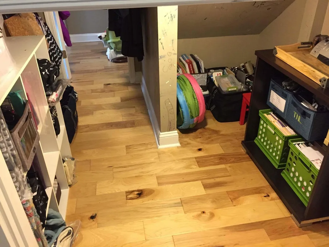 storage space after organzing