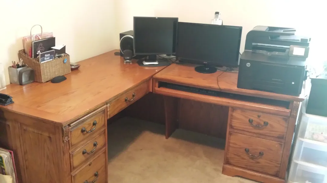Home Office after Organzing