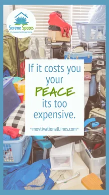 We help you declutter and organize your home